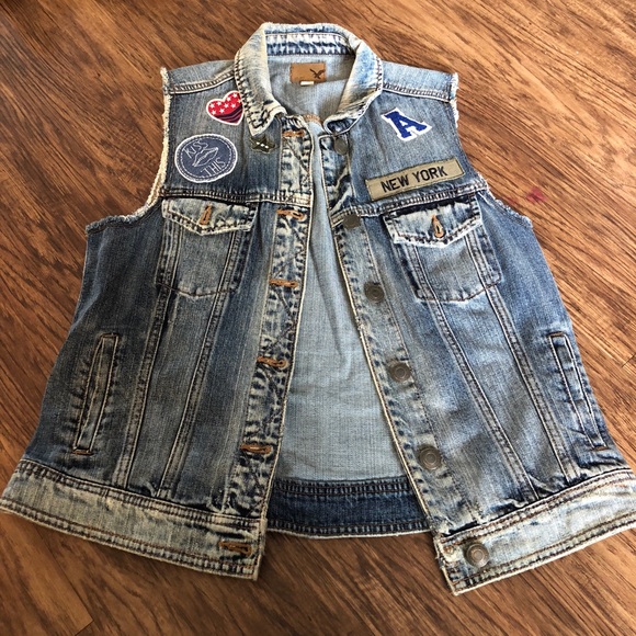 American Eagle Outfitters Denim - Please Ask, TY**! Trendy Denim Vest FIRM